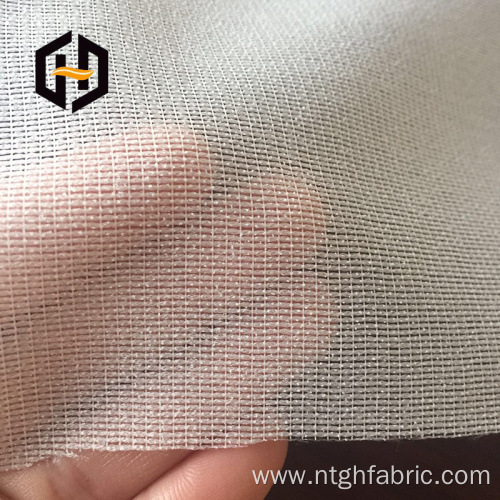 Garment fabric interlining warp woven fabric for shirt